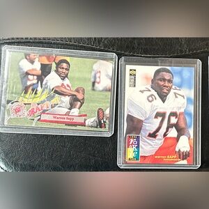 Warren Sapp Rookie Card Lot